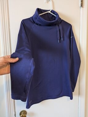 Women's Nike Pro Long Sleeve Dry Fit Royal Purple Pullover